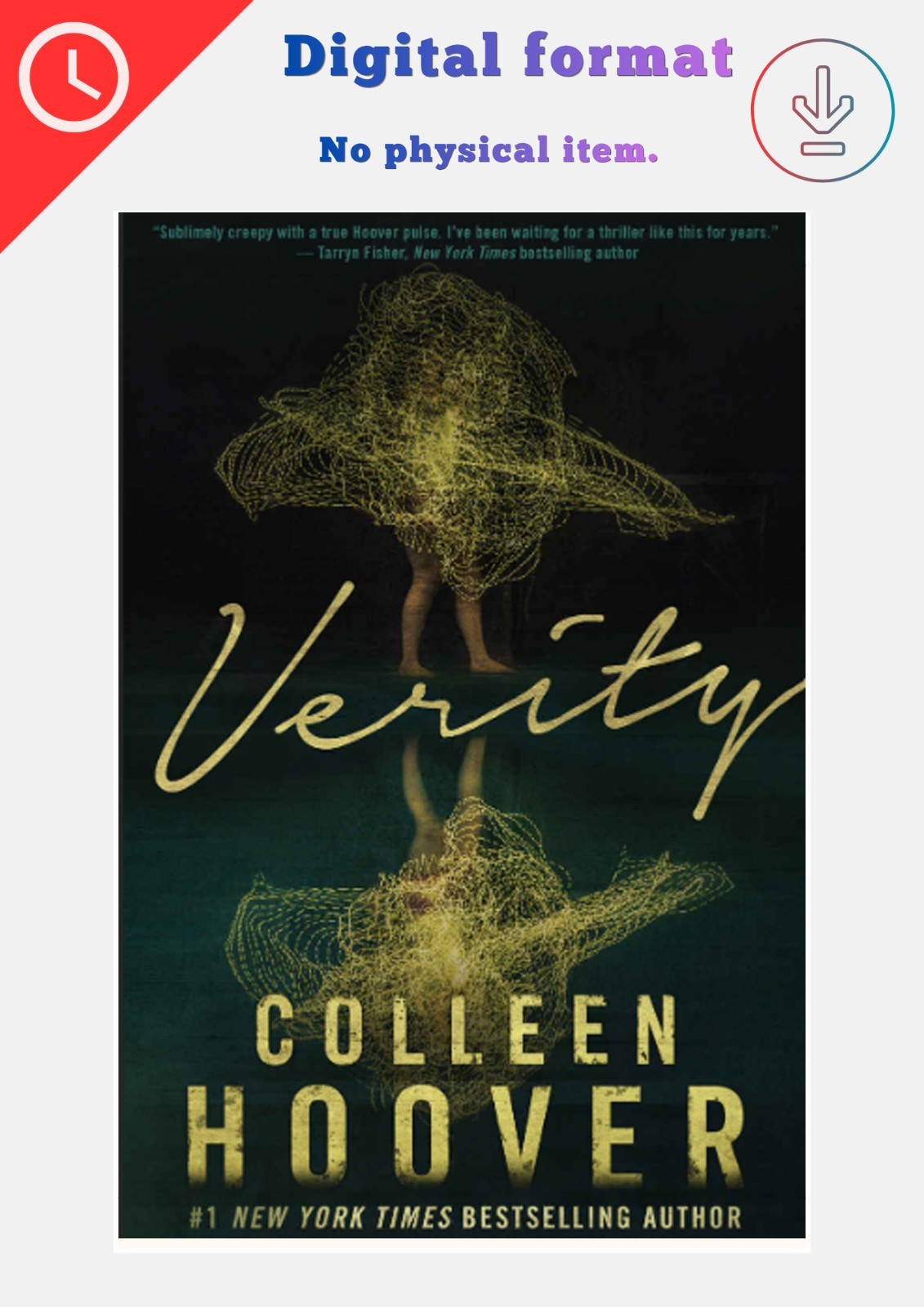Verity by Colleen Hoover  Thriller Mystery Romance Fiction Novel