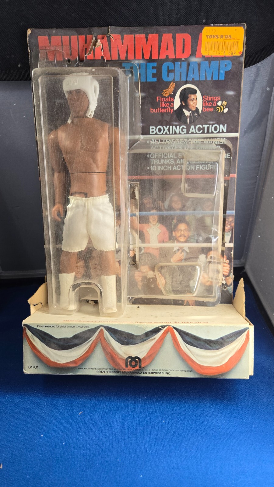 1976 MUHAMMAD ALI THE CHAMP ALI TRIGGER MECHANISM LEFT SIDE DOLL RARE 1976 MUHAMMAD ALI THE CHAMP ALI TRIGGER MECHANISM LEFT SIDE DOLL RARE