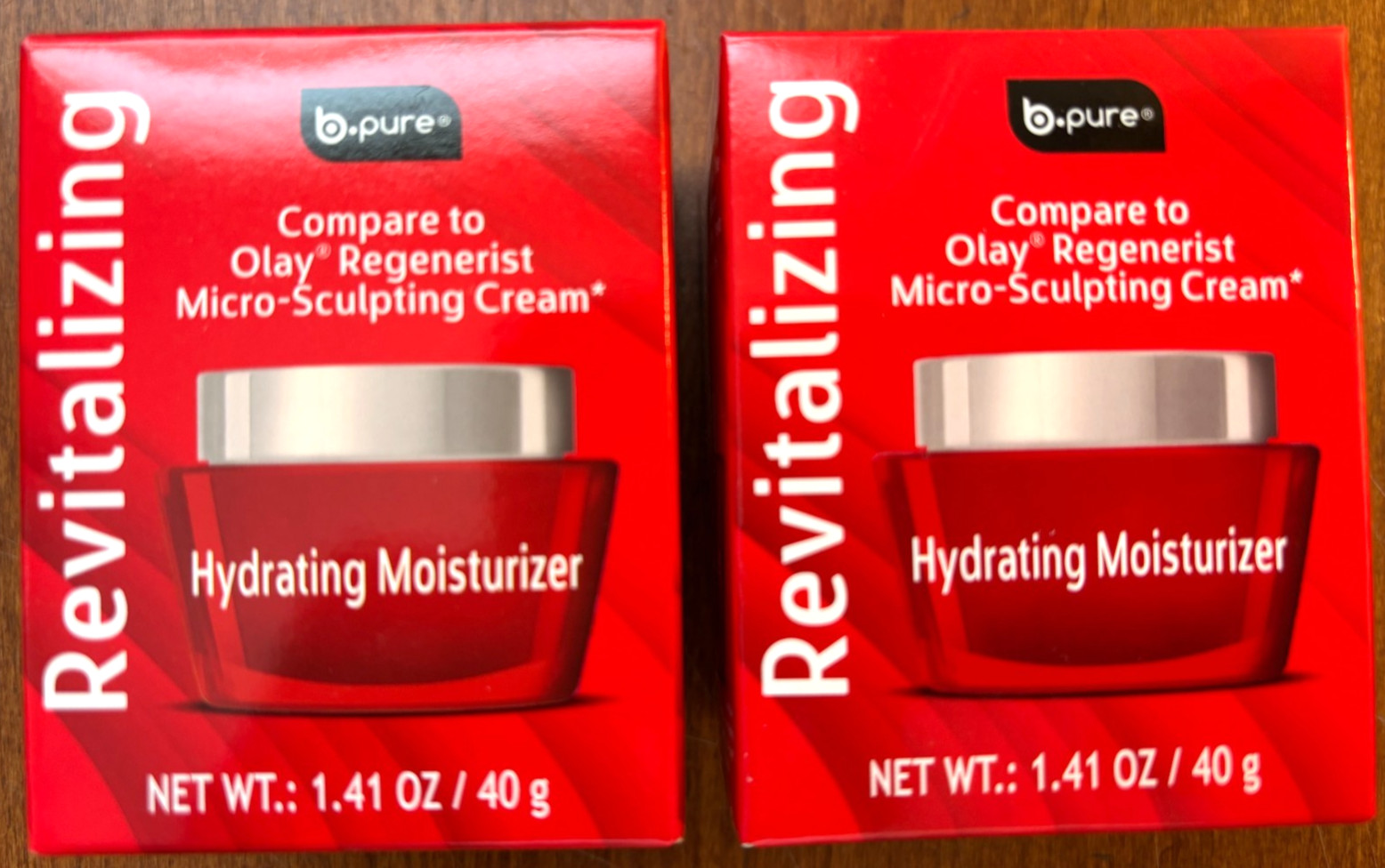 b-pure B PURE Revitalizing Cream Hydrating Moisturizer face/neck 1.41 *LOT OF 2*