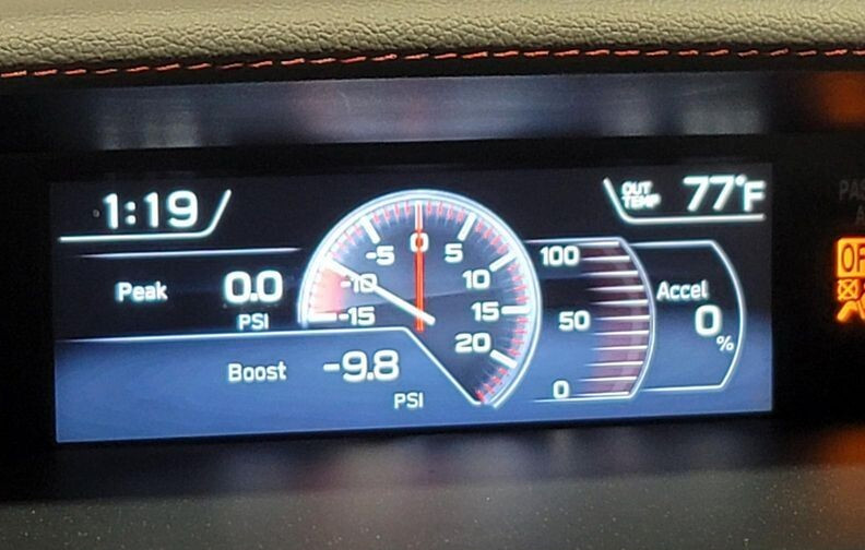 2018-2021 Subaru WRX Information GPS TV  Upper Dash Mounted Display Screen  OEM