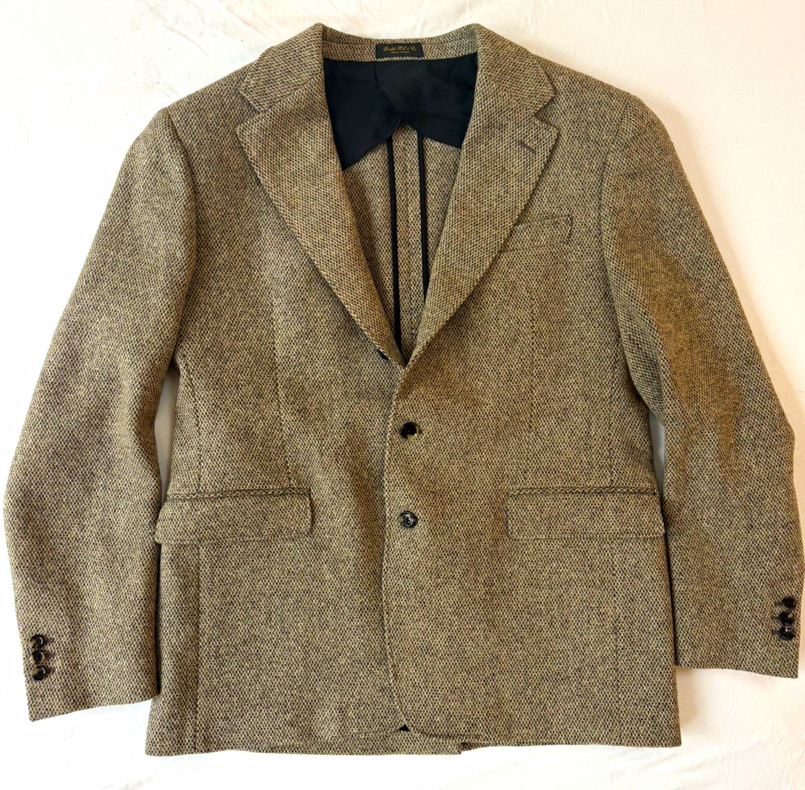 RRL Double RL 44L Wool Tweed Sport Coat Made in Italy Tailoring Jacket
