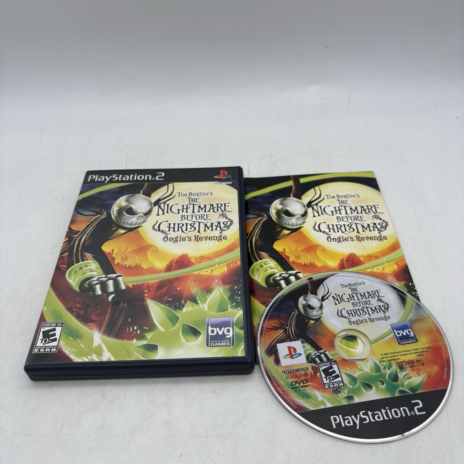 The Nightmare Before Christmas Oogie\'s Revenge PlayStation 2 Complete CIB Tested