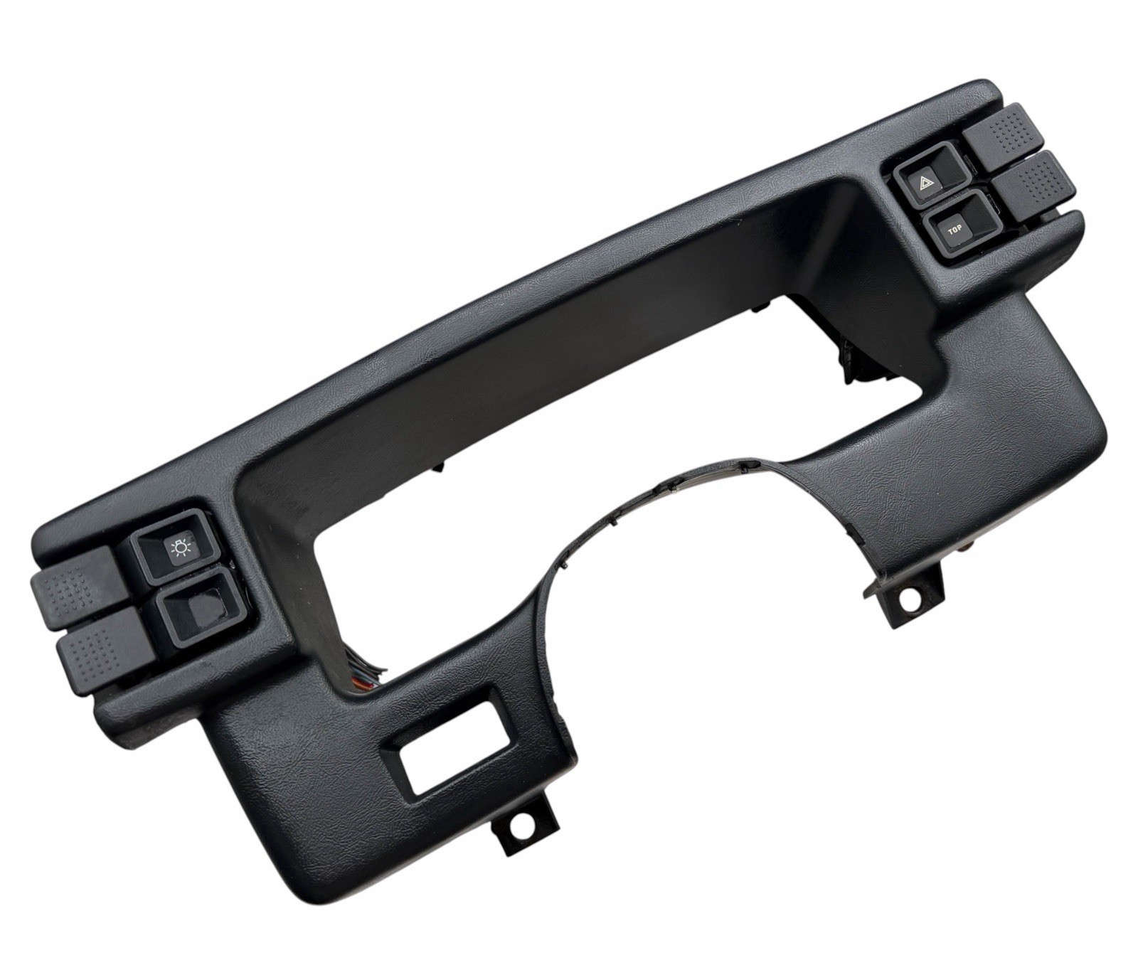 89-93 Ford Mustang Dash Dashboard Cluster Bezel Cover Panel Trim OEM Black