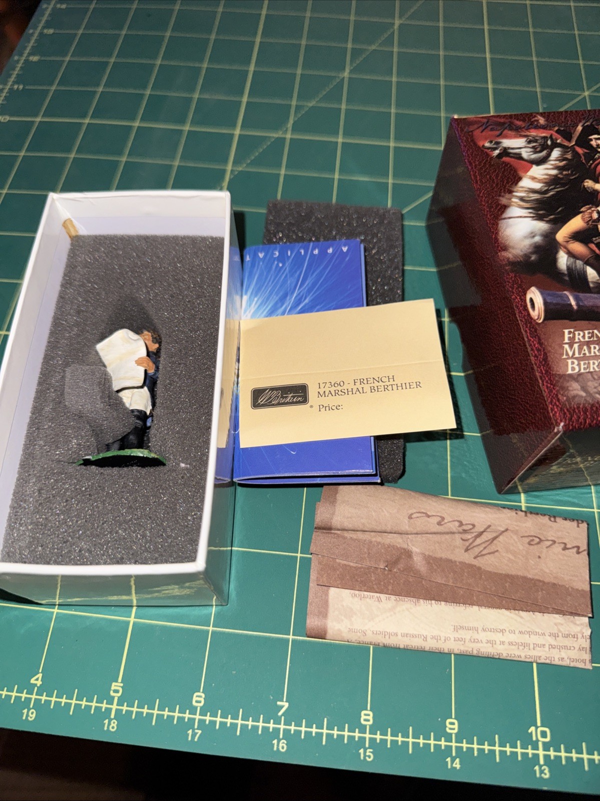 French Marshal Berthier William Britain Collectable Figure With Box. #17360
