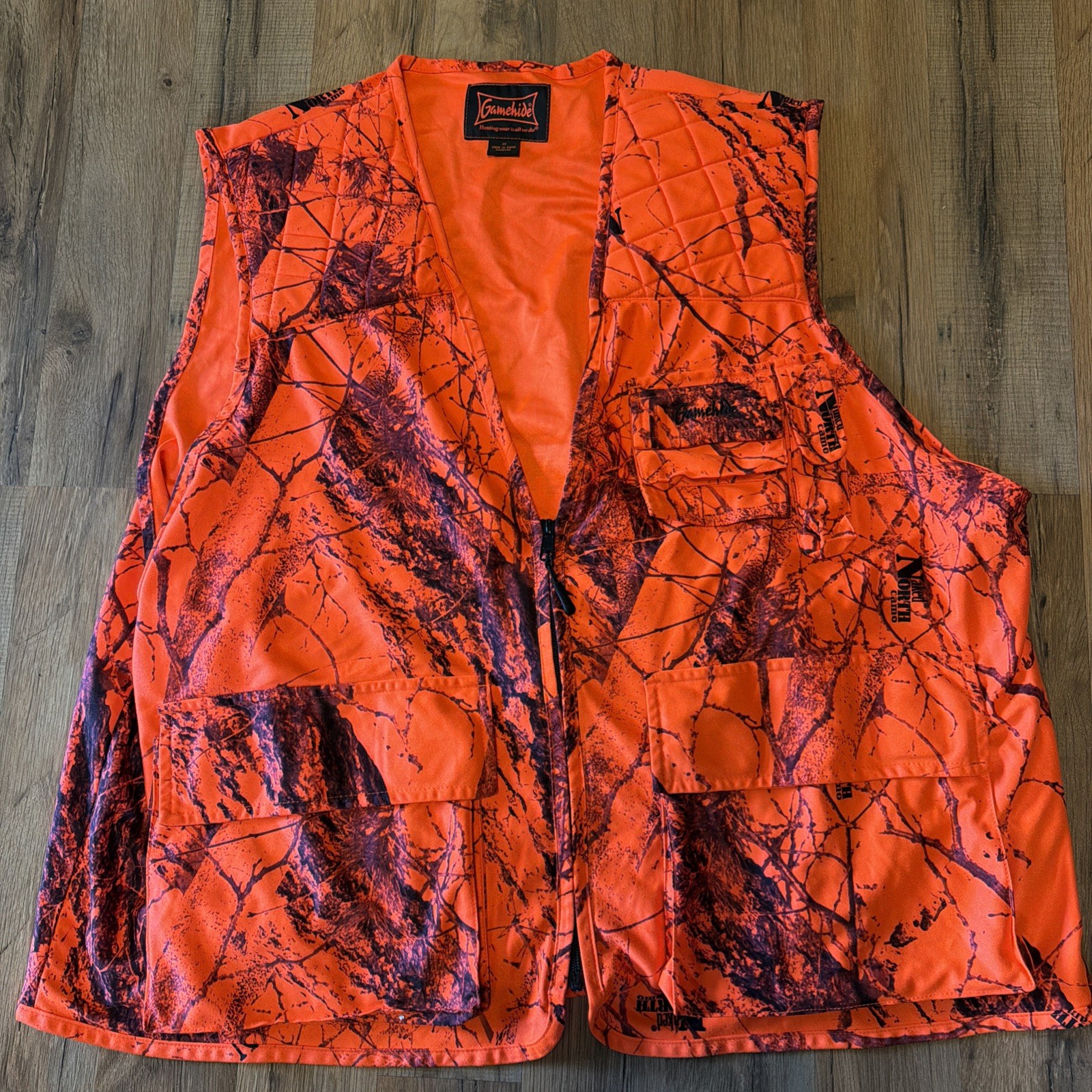 New Gamehide Sneaker 201 Big Game Hunting Vest Acent Ignis Orange Men’s Size 2XL New Gamehide Sneaker 201 Big Game Hunting Vest Acent Ignis Orange Men’s Size 2XL