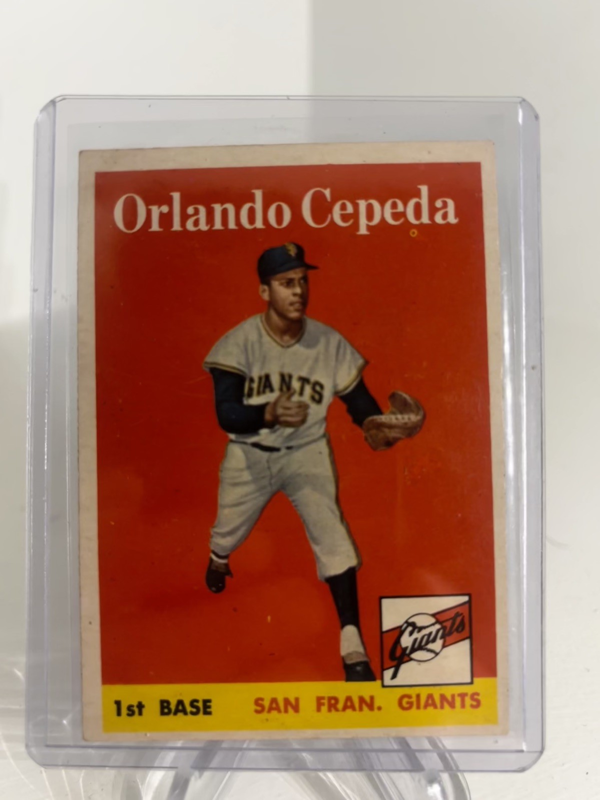 1958 Topps Orlando Cepeda RC #343 1958 Topps Orlando Cepeda RC #343