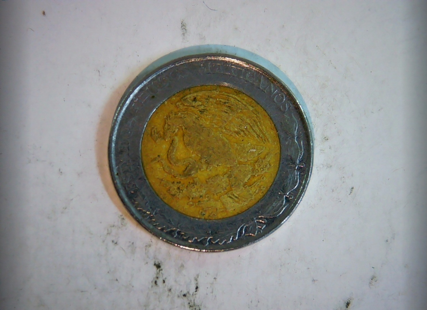 Mexico 1992 1 Nuevo Peso Mexico Nuevo Peso (bimetallic, 1992–1995 type) Coin