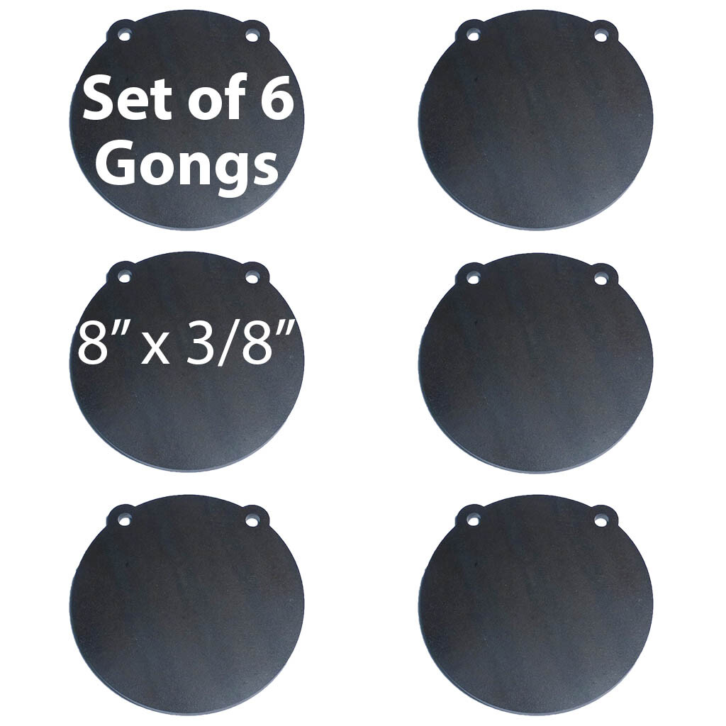 AR500 Steel Shooting Targets Lot of 6 Laser Cut 8\