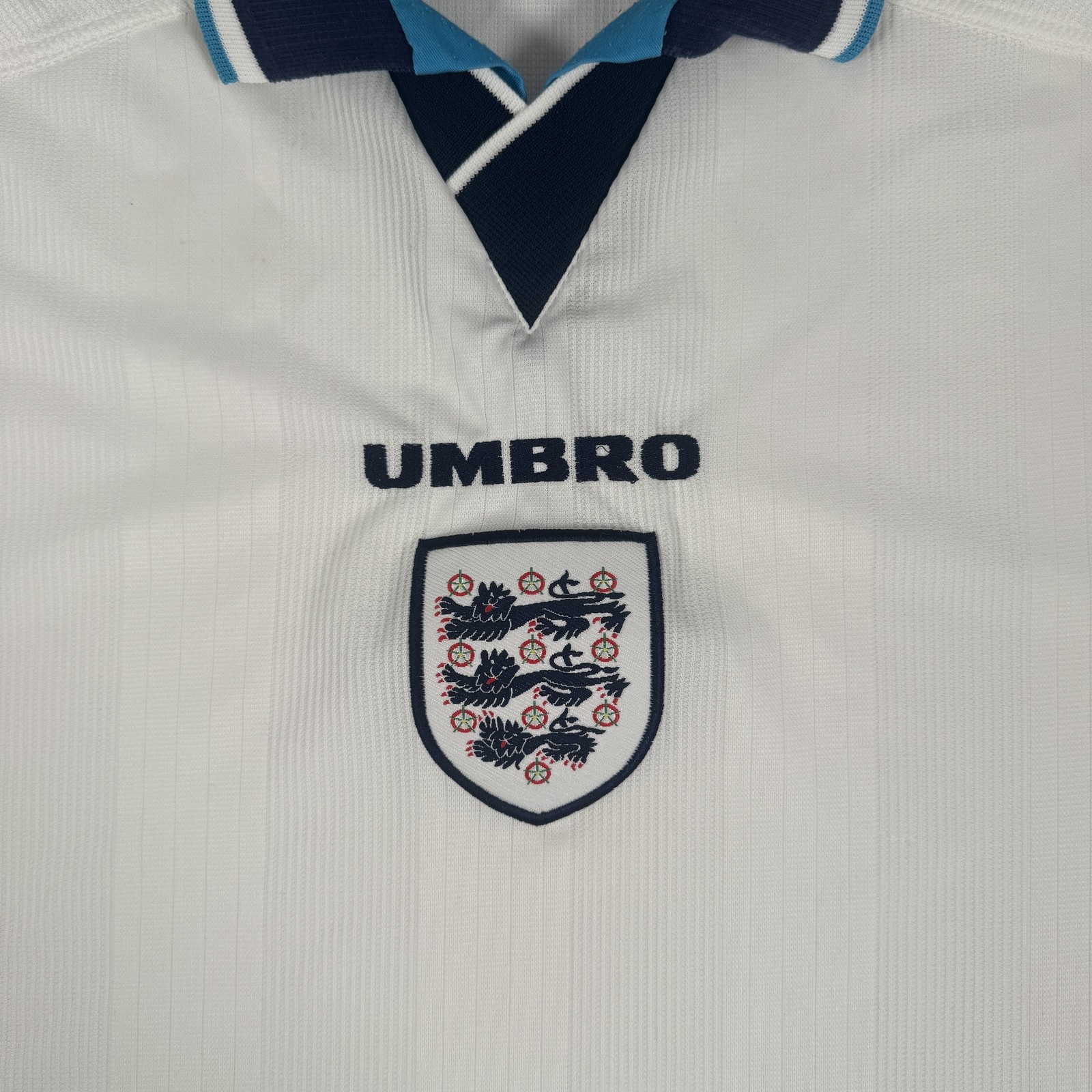 England Football Shirt 1996 1997 1998 Umbro Home Mens 2XL XXL Genuine