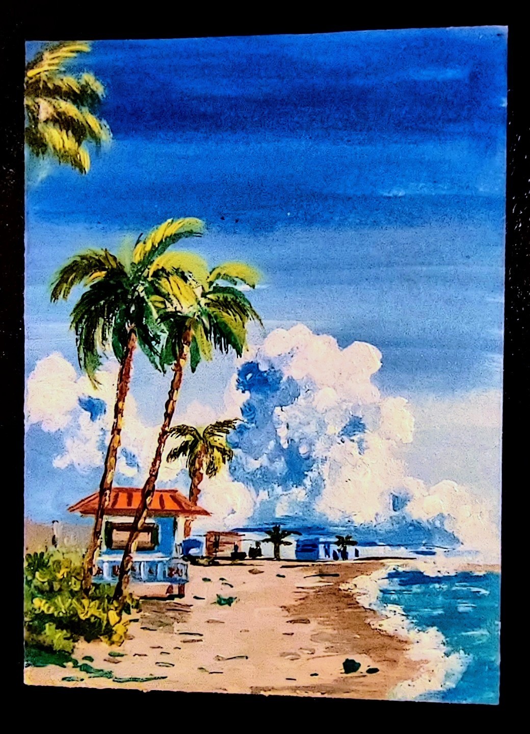 ACEO Hand Painted Art Card. Signed By Artist. Hand Painted Not A Print