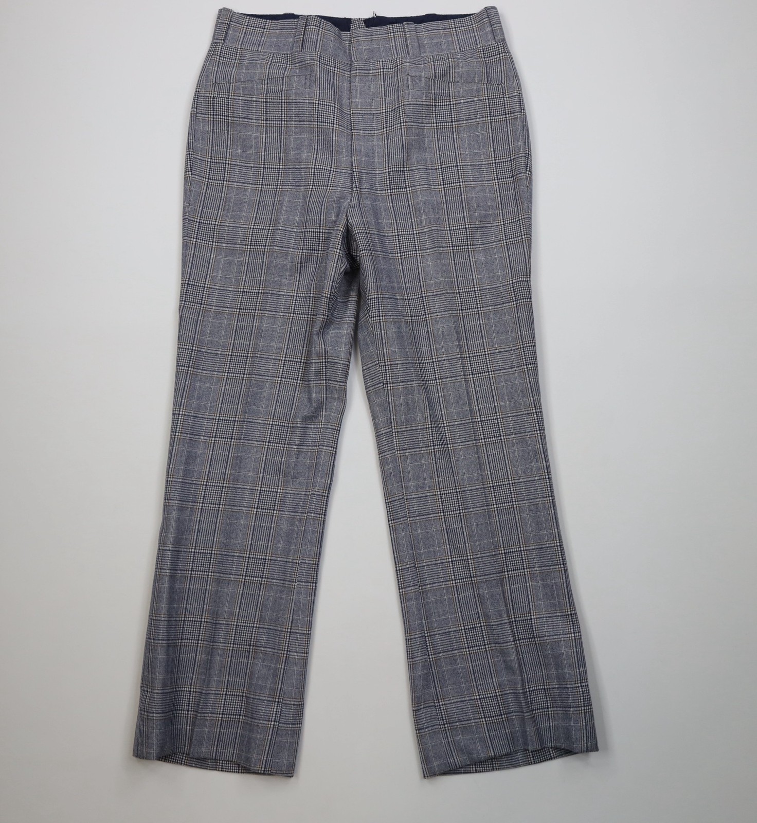 Vtg 70s Brioni Mens 32x28 Wool Knit Flared Wide Leg Chino Pants Trousers Plaid Vtg 70s Brioni Mens 32x28 Wool Knit Flared Wide Leg Chino Pants Trousers Plaid