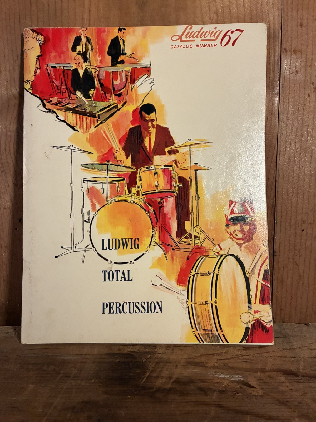 LUDWIG DRUM CO 67 TOTAL PERCUSSION CATALOG MAGAZINE ORIGINAL EXCELLENT 1966 1967 LUDWIG DRUM CO 67 TOTAL PERCUSSION CATALOG MAGAZINE ORIGINAL EXCELLENT 1966 1967