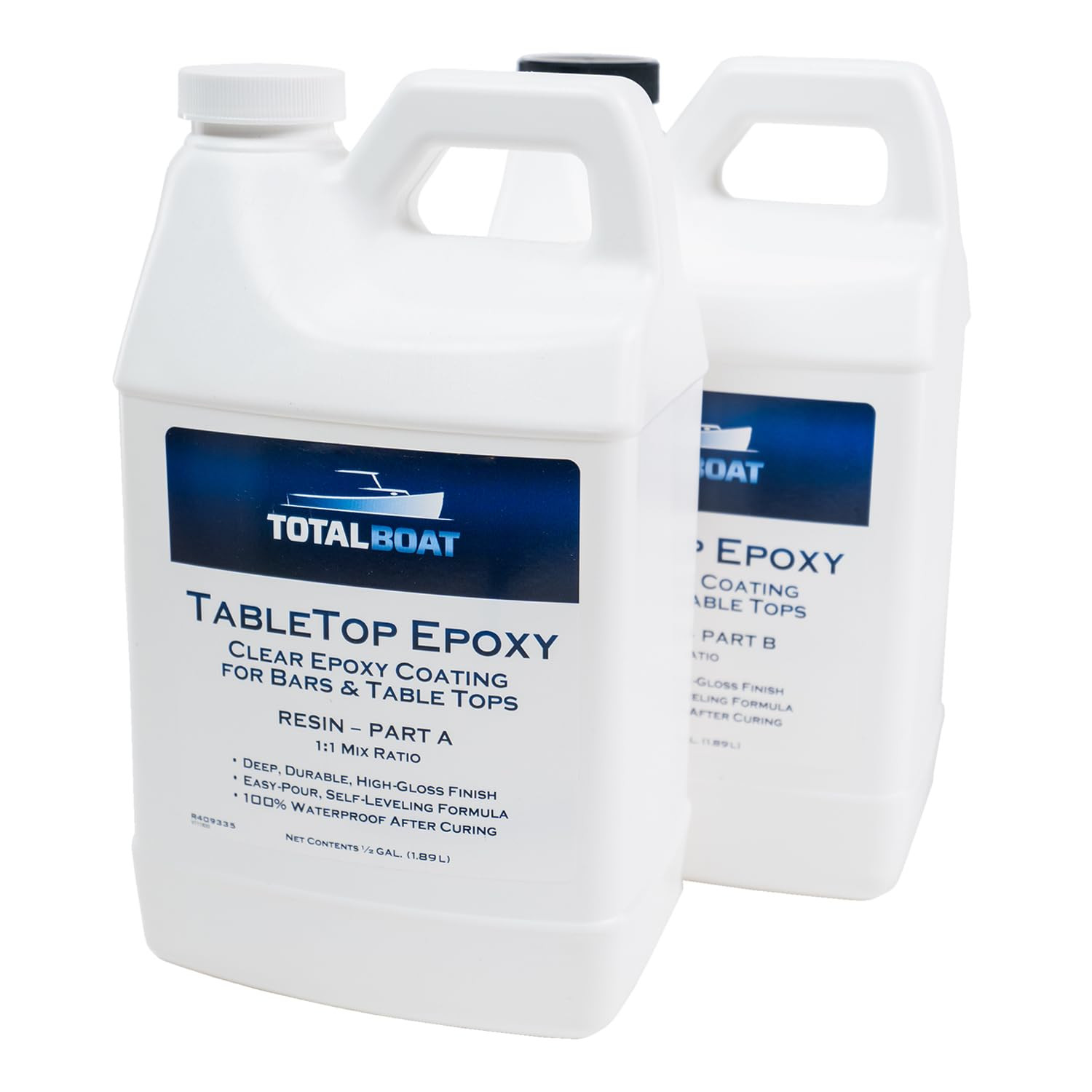 TotalBoat Table Top Epoxy Resin 1 Gallon Kit Crystal Clear Coating Casting Resin