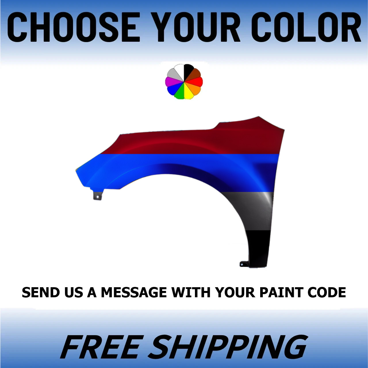 NEW Painted Driver Side Front Fender For 2010-2017 Chevrolet Equinox