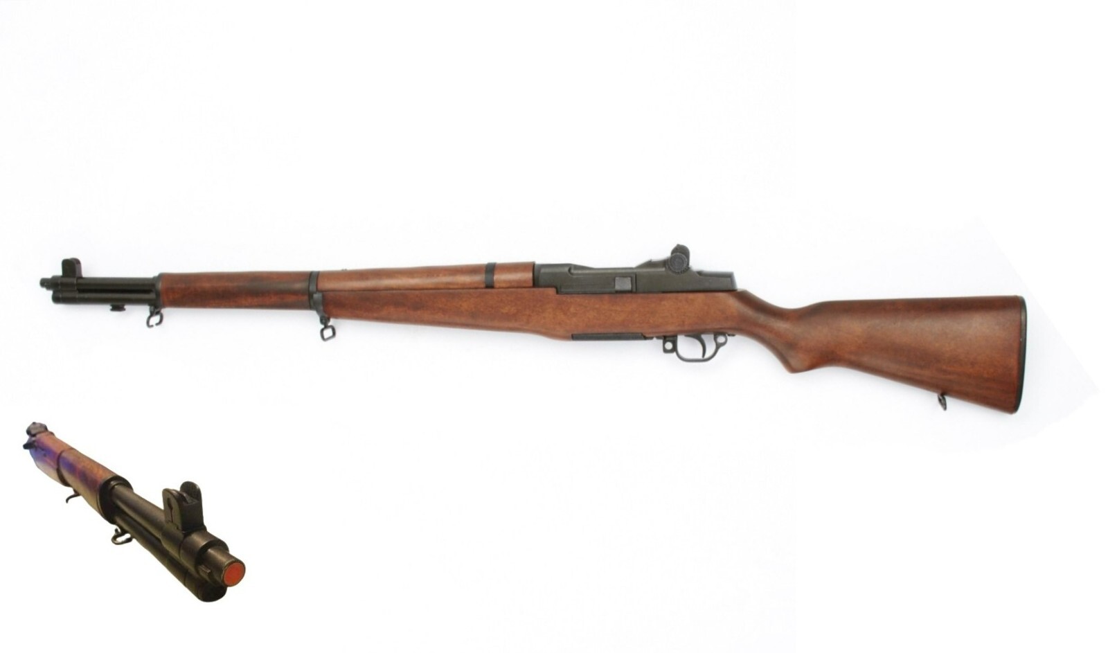 Denix WWII M1 Garand Non-Firing Collector's Replica Rifle Full Size Wood Stock
