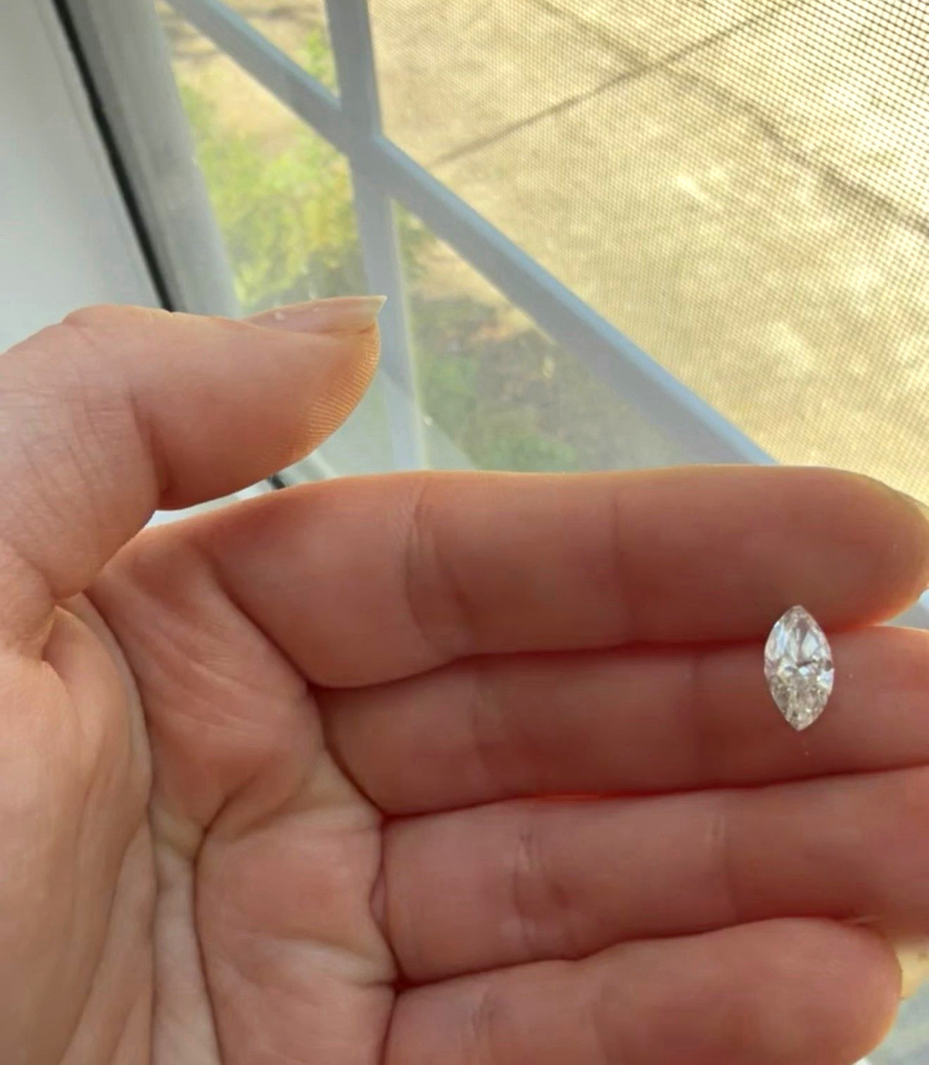 IGI Certified 1.09ct E VS2 Lab-Grown Marquise Diamond Excellent Cut