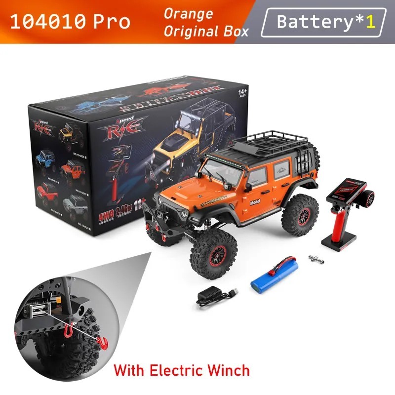 1/10 RC Crawler Pickup 4WD 4x4 Remote Control Rock Off Road Crawler Model RTR