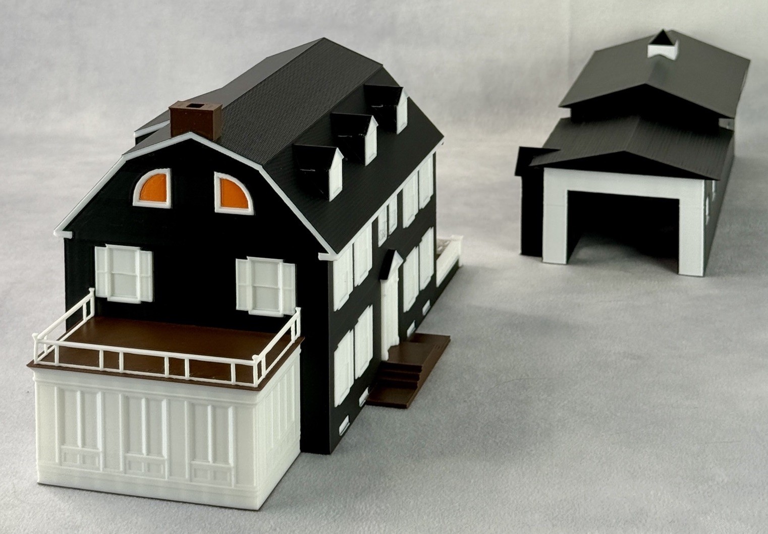 Amityville Horror House 1975 Lutz Long Island Murder Home + Boat House  Model