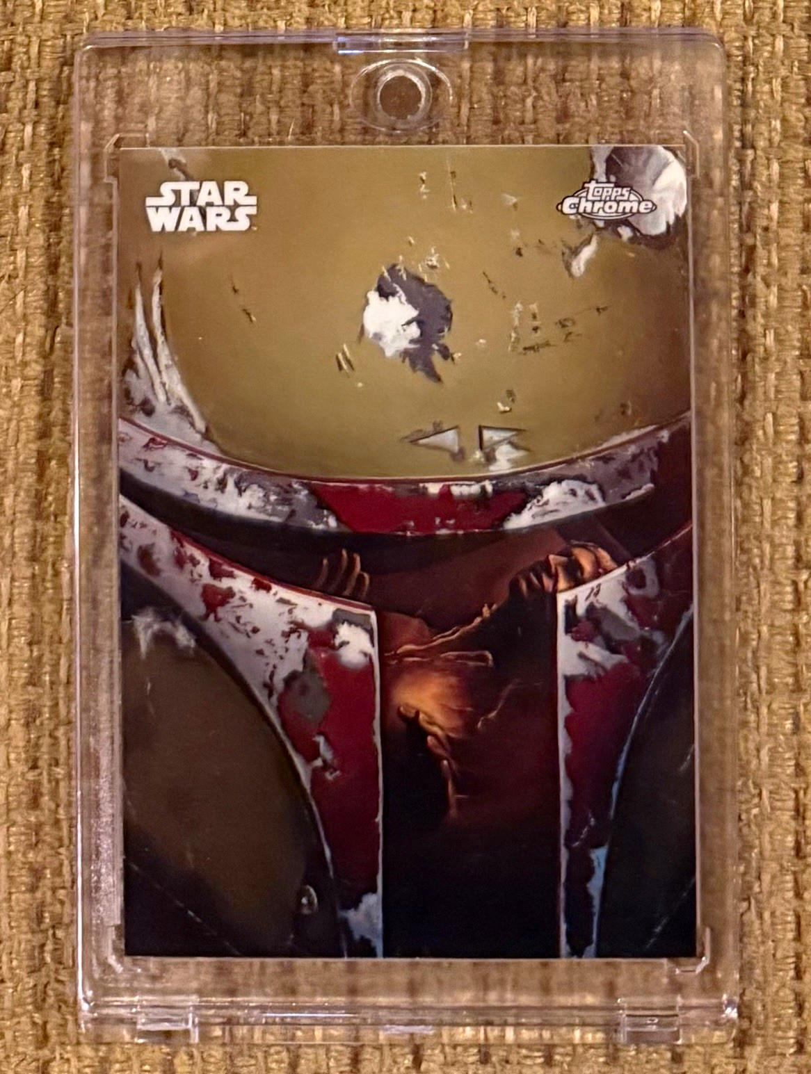 2024 Topps Star Wars Chrome Reflections Boba Fett Card R-5: ungraded, excellent 2024 Topps Star Wars Chrome Reflections Boba Fett Card R-5: ungraded, excellent
