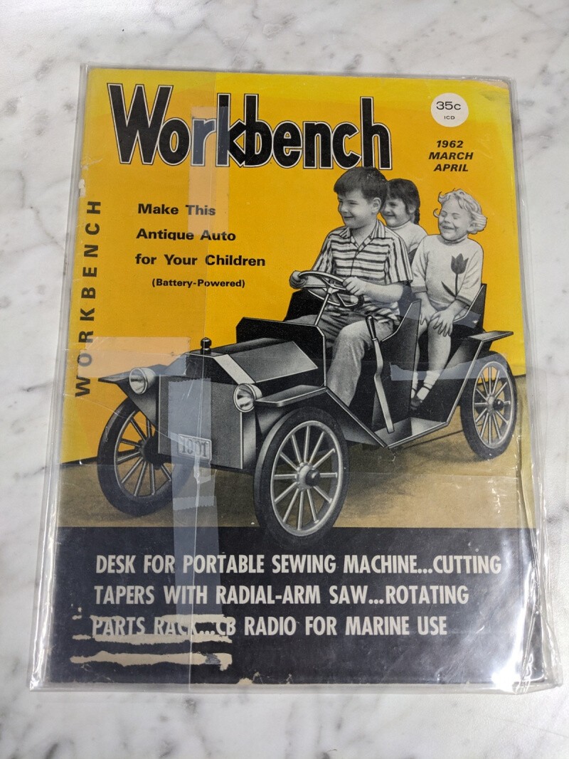 WORKBENCH VINTAGE 1962 MAGAZINE WOODWORKING INSTRUCTIONS PROJECT MANUAL WORKBENCH VINTAGE 1962 MAGAZINE WOODWORKING INSTRUCTIONS PROJECT MANUAL