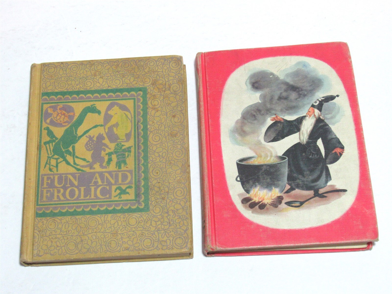 2 Vtg HC Reading Homeschool Fun & Frolic The Winder Story Books It Must Be Magic