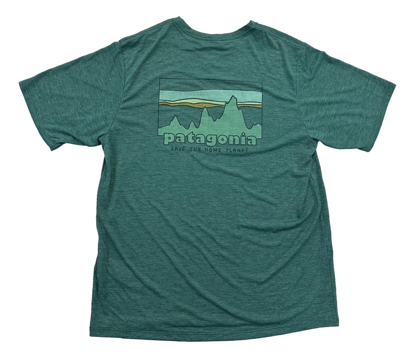Patagonia Men's Capilene Cool Daily Short Sleeve '73 Skyline T Shirt 45478 Patagonia Men's Capilene Cool Daily Short Sleeve '73 Skyline T Shirt 45478