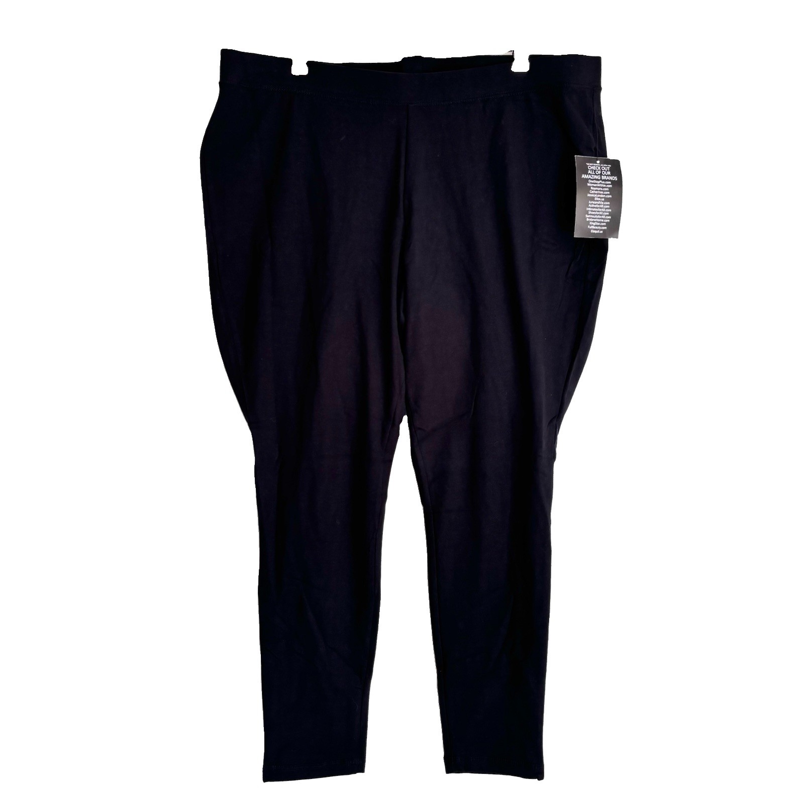 Catherines Sz 2X Black Active Leggings Pull On Pants NWT Catherines Sz 2X Black Active Leggings Pull On Pants NWT