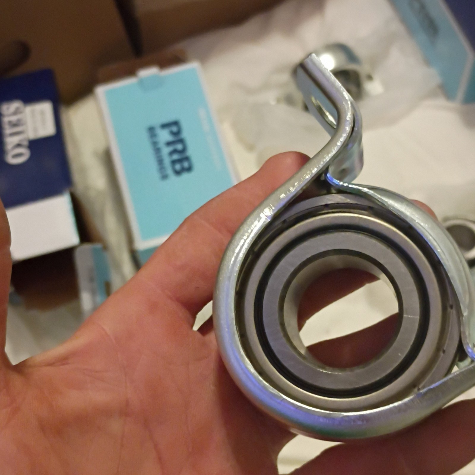 Seiko SBPP206-18 Pillow Block Bearing 1-1/8 in Bore Steel 2-11/16 OD Seiko SBPP206-18 Pillow Block Bearing 1-1/8 in Bore Steel 2-11/16 OD