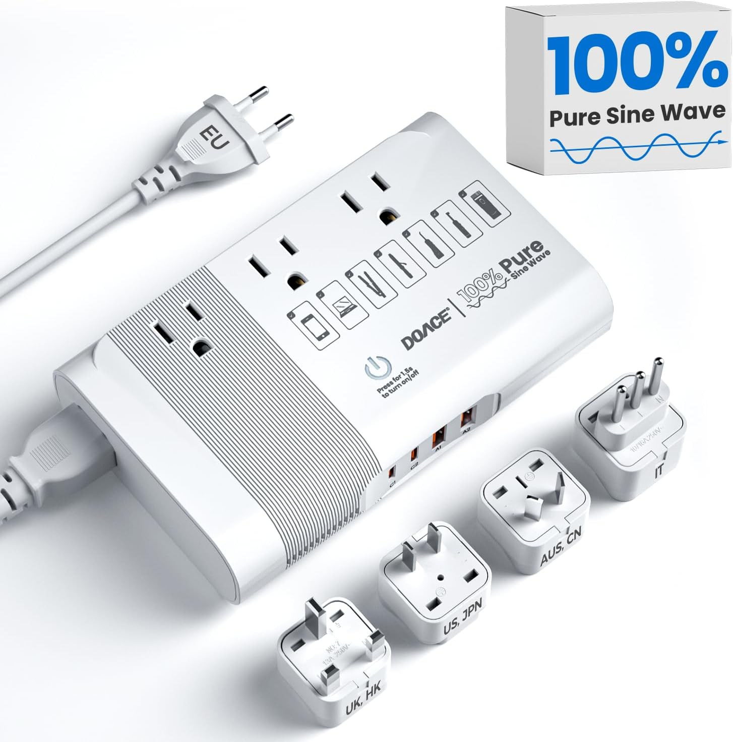 [Game-Changer]  500W Max 220V to 110V Converter, 50Hz to 60Hz Voltage Converter