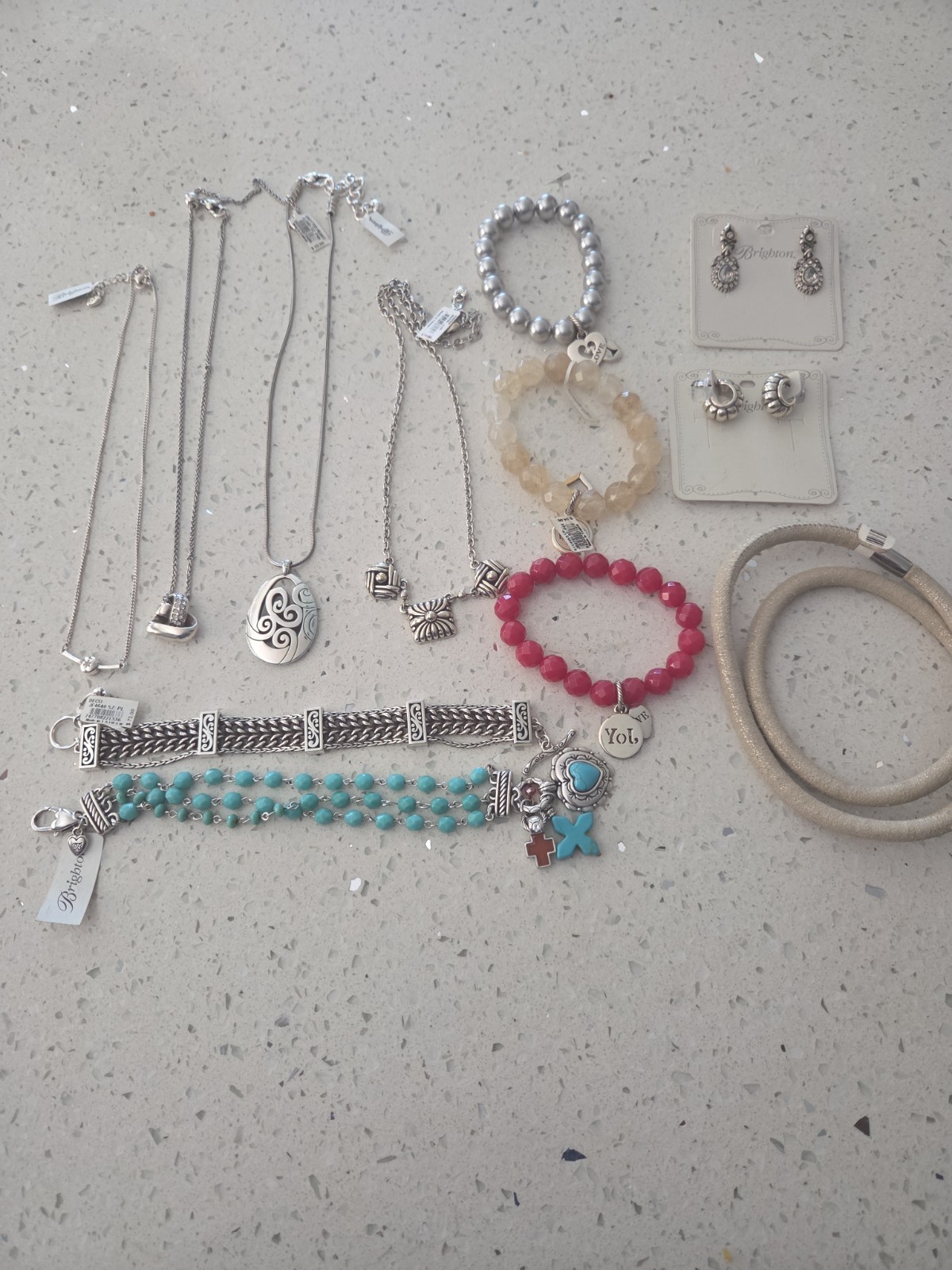Brighton (Lots) four necklaces five bracelets two earrings 12 pieces