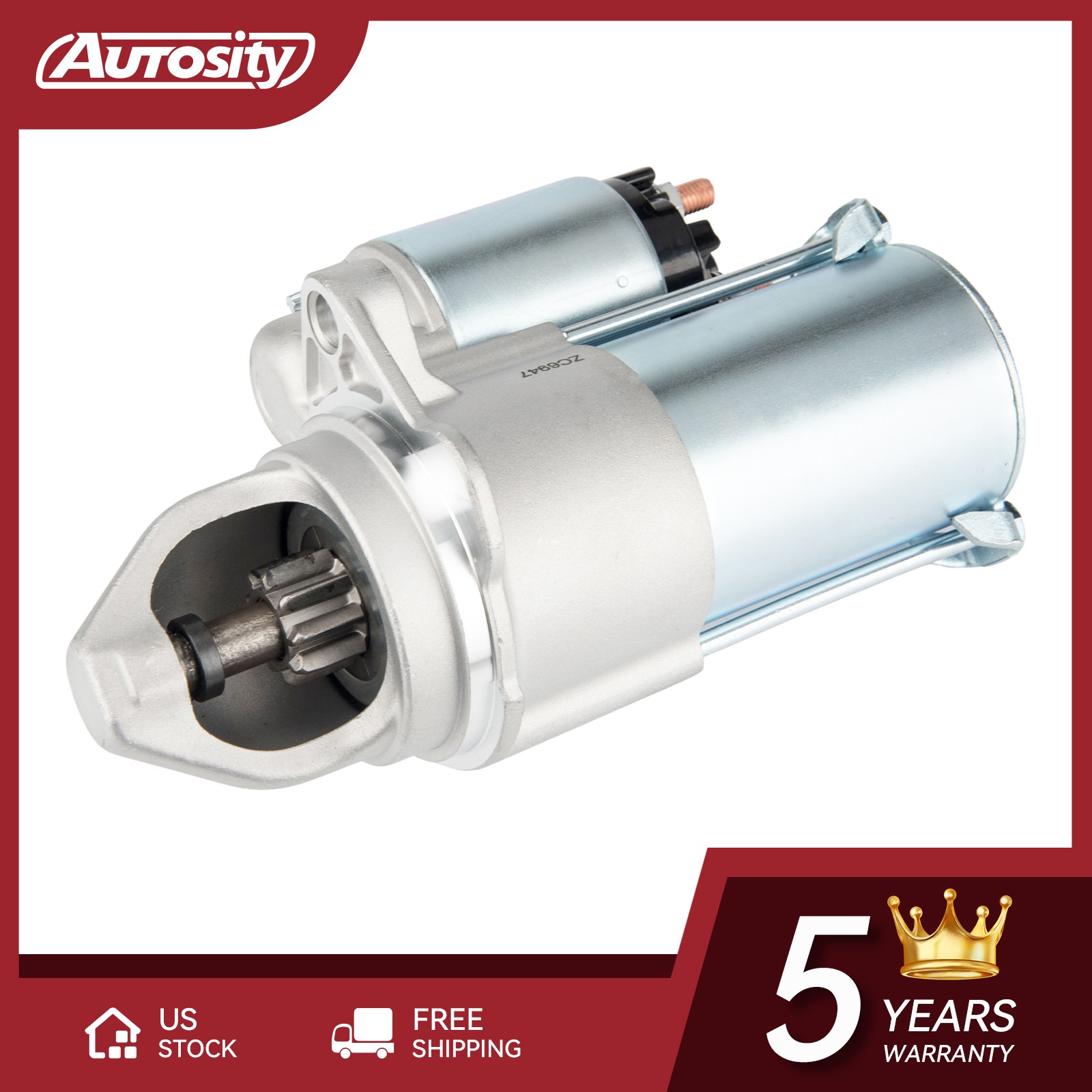 Starter For 2010-2017 Chevrolet Equinox 2.4L 2010-2017 GMC Terrain 2.4L 3231657
