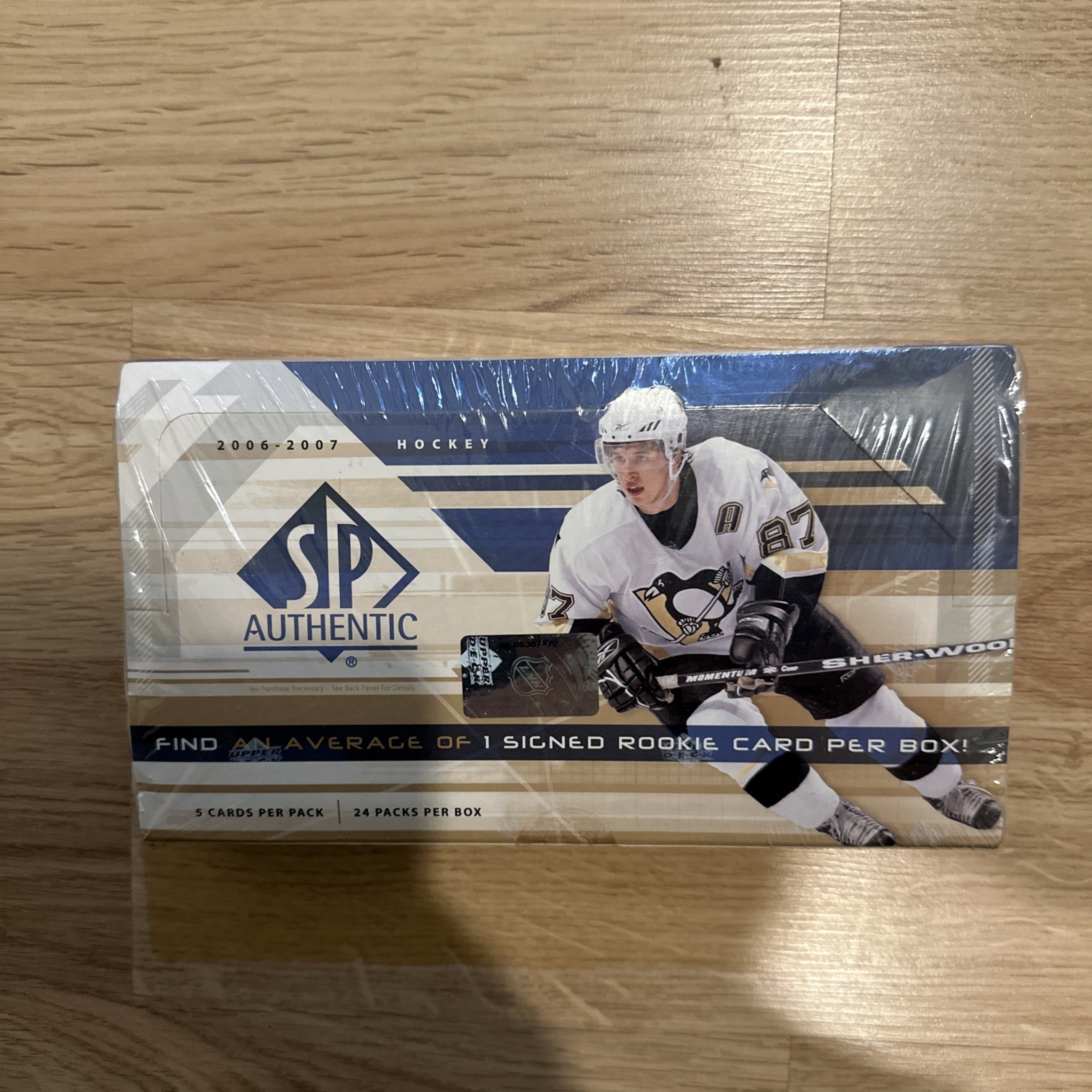 2006-07 Upper Deck SP Authentic Hockey Hobby box FACTORY SEALED 24 packs 2006-07 Upper Deck SP Authentic Hockey Hobby box FACTORY SEALED 24 packs
