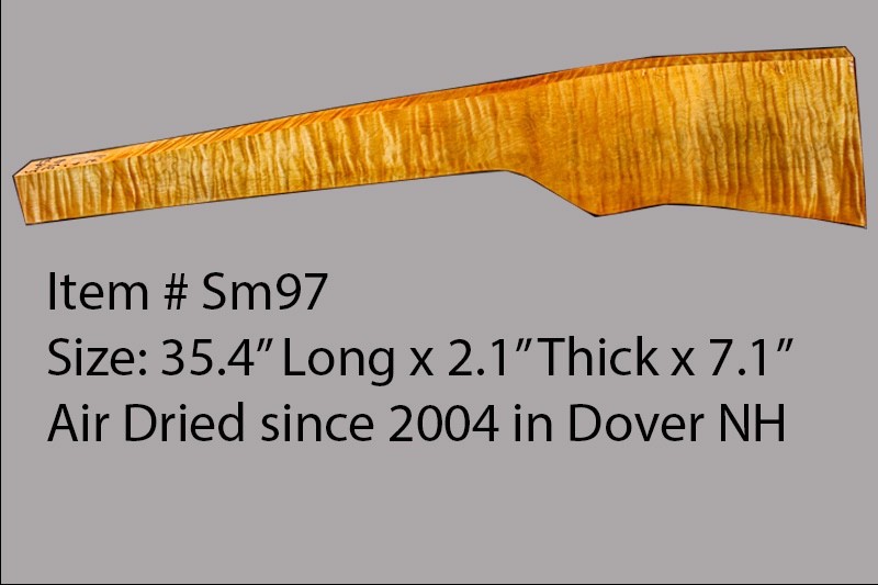 Sugar Maple rifle blank sm97