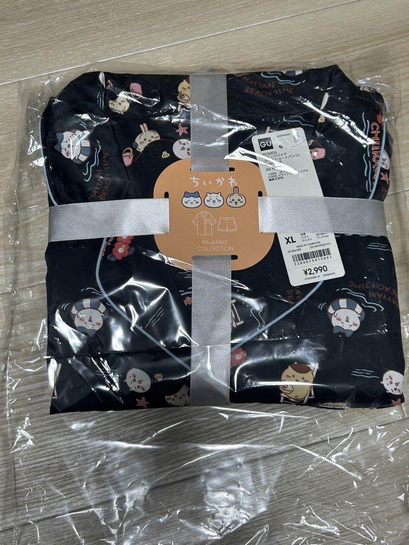 GU Chiikawa Room wear size XL Short Sleeve Short Pants Chiikawa Chiikawa wear