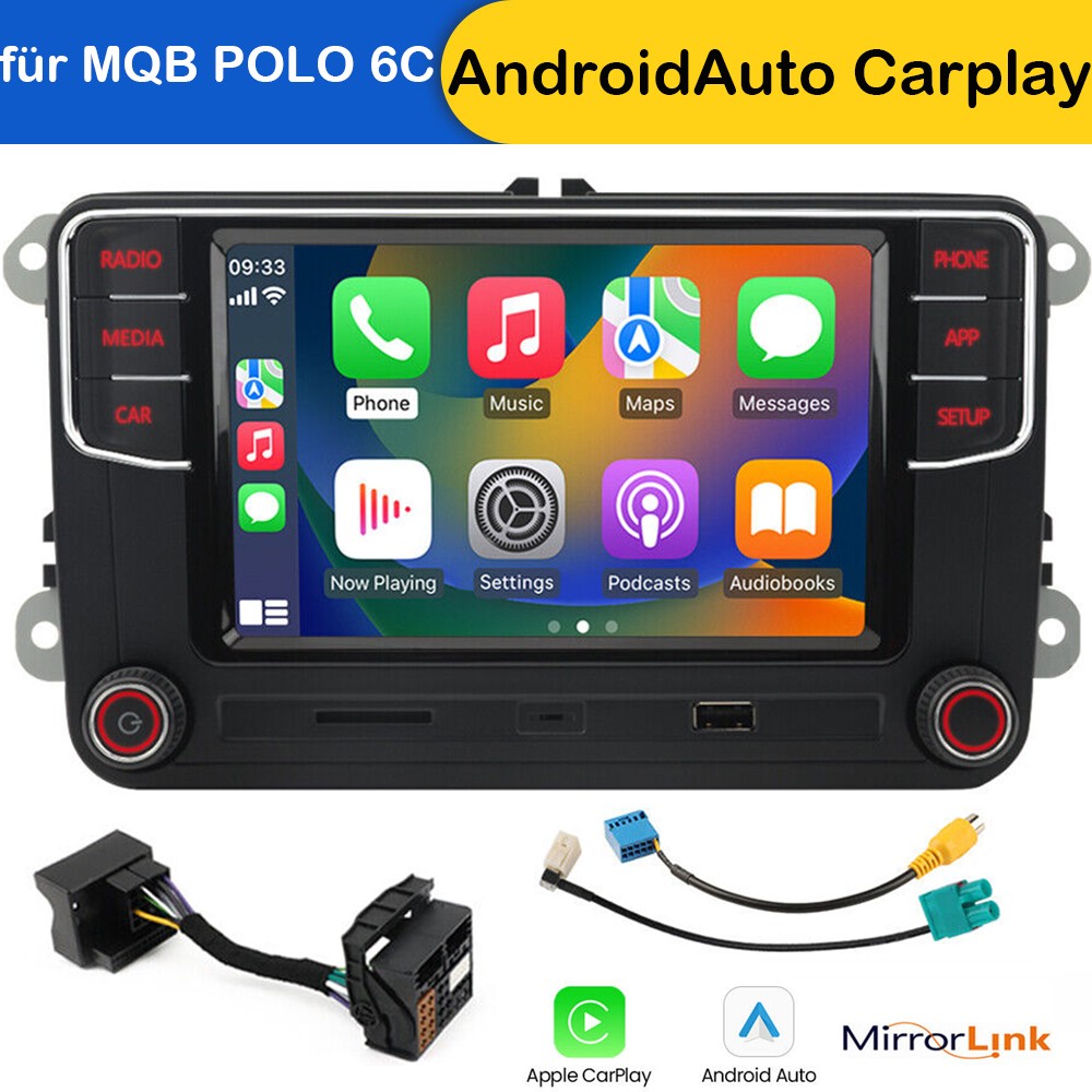 NONAME Carplay Android Auto Car Stereo Stereo RCD360 RCD330 187B for MQB POLO 6C