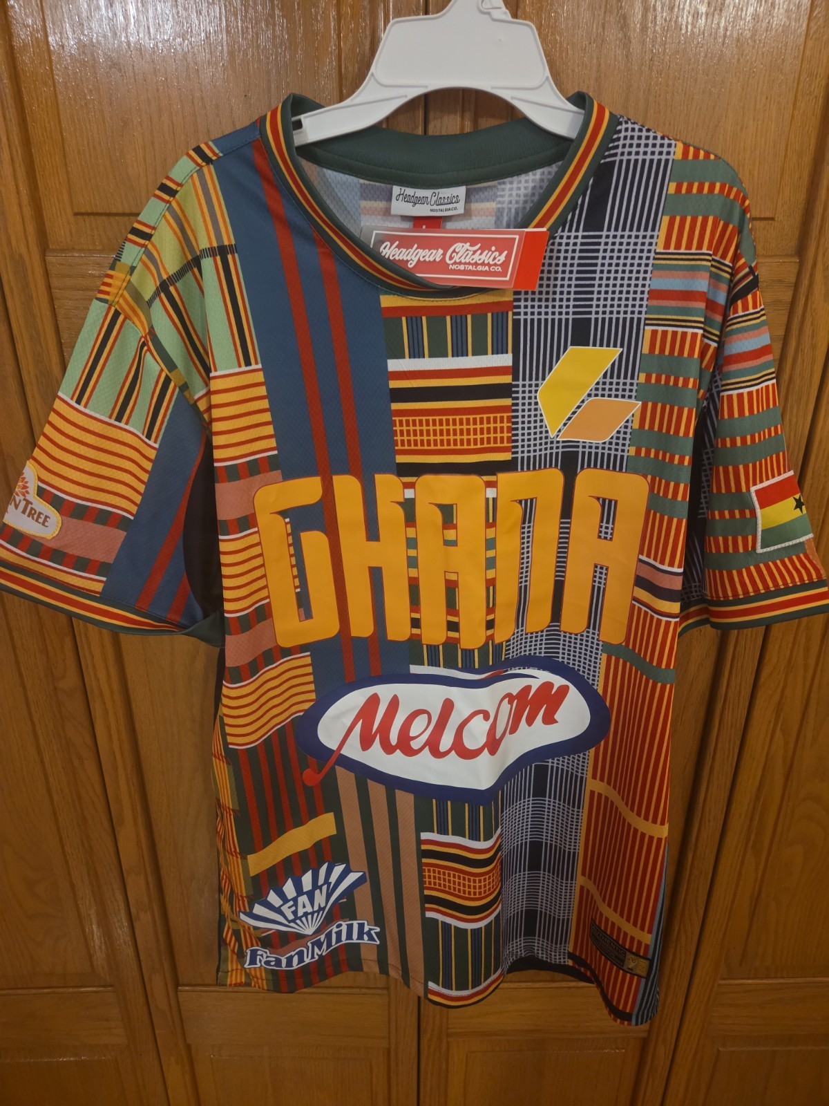 New GHANA 1990 World Cup National Team Headgear -Small Classics Soccer Jersey