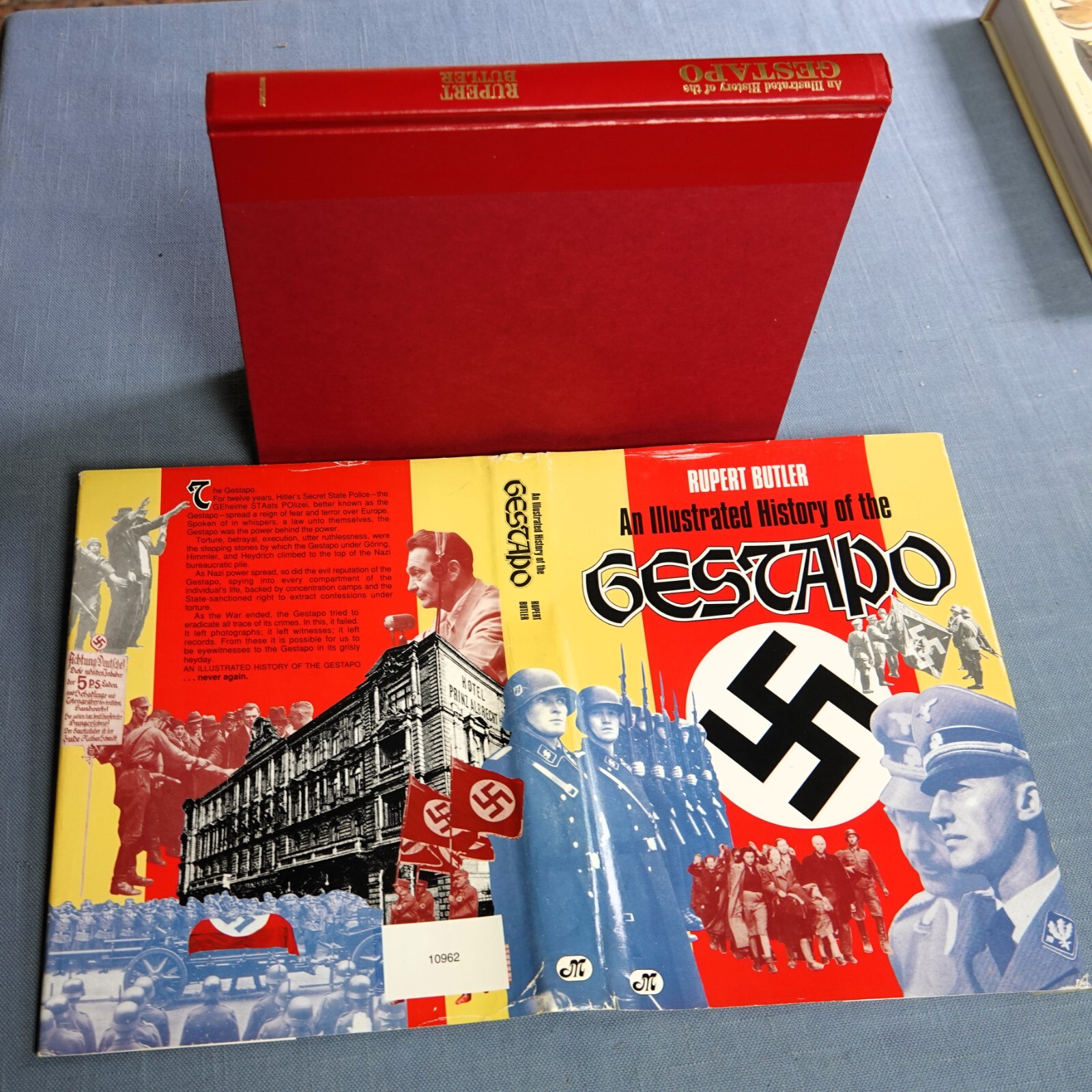AN ILLUSTRATED HISTORY OF THE GESTAPO BY RUPERT BUTLER 1996 HC/DJ