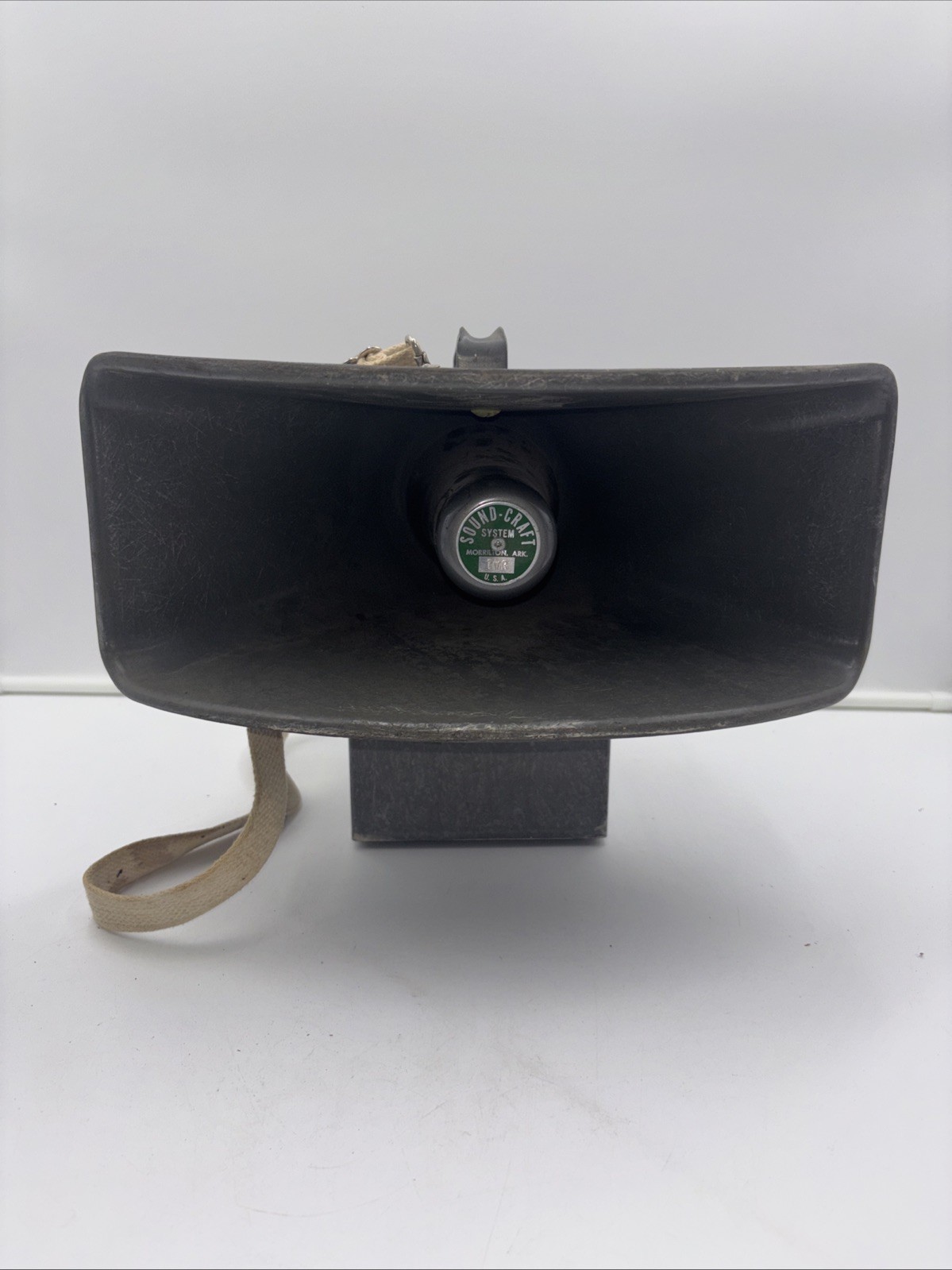 Vintage Sound Craft Portable PA Box w/ Wide Mouth Speaker Siren -No Mic Untested