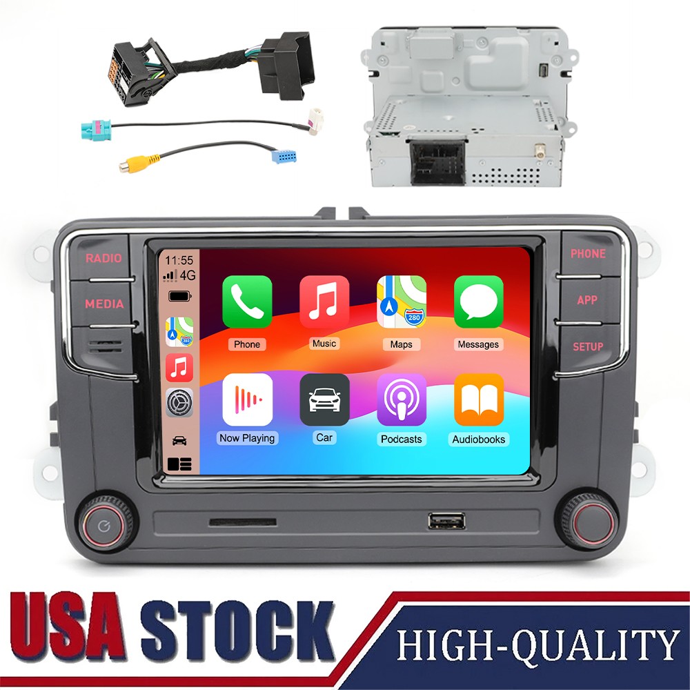 Noname RCD360 PRO RCD330 187B Android Auto Carplay Radio For VW Golf Tiguan US