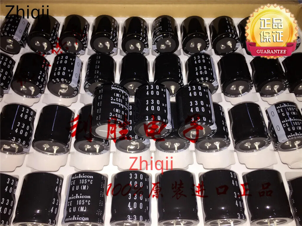 2pcs GU 330UF 400V Japan Nichicon electrolytic capacitor 400V330UF 35*30