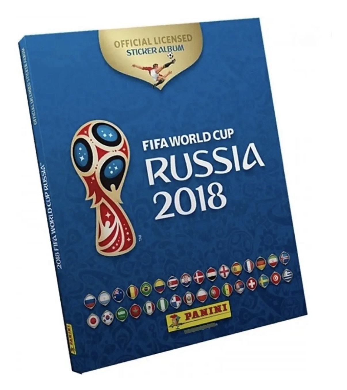 Rare Panini FIFA World Cup Russia 2018 Blue Hardcover Sticker Album 