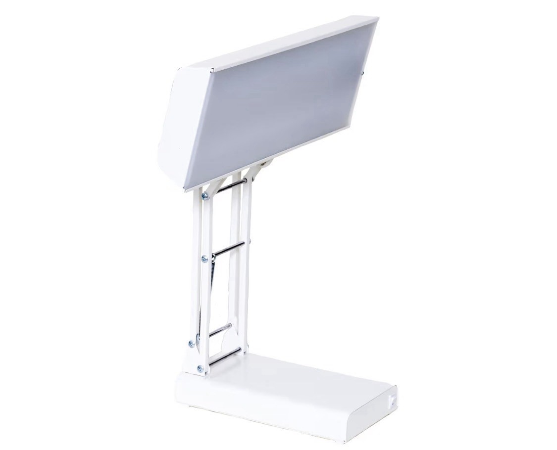 Northern Light Technologies 10000 Lux Adjustable Light Therapy Desk Lamp Beige