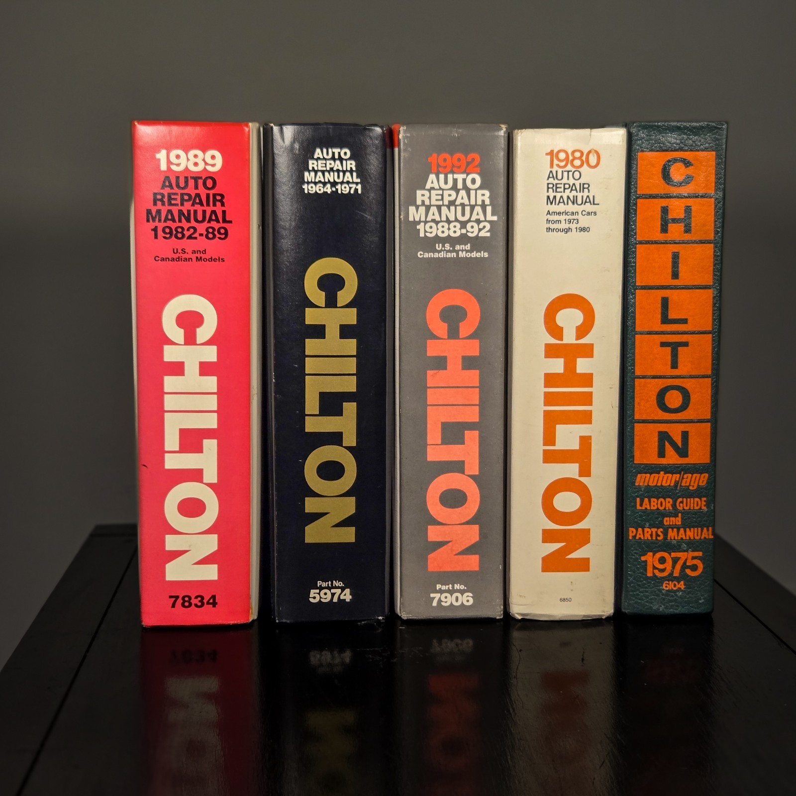 Chilton's Auto Repair Manuals Lot Of 5 1964-1992