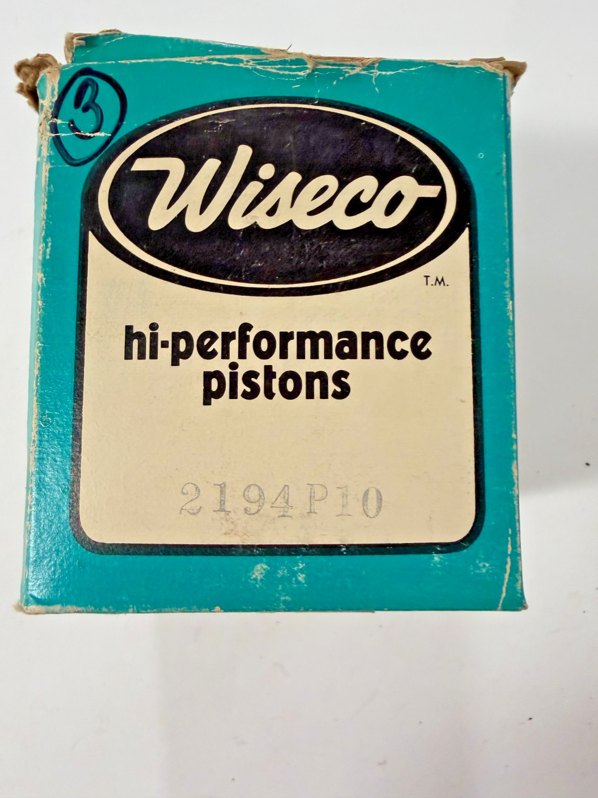 NOS WISECO 2194P10 PISTON, RINGS & CIRCLIPS NO WRISTPIN NOS WISECO 2194P10 PISTON, RINGS & CIRCLIPS NO WRISTPIN