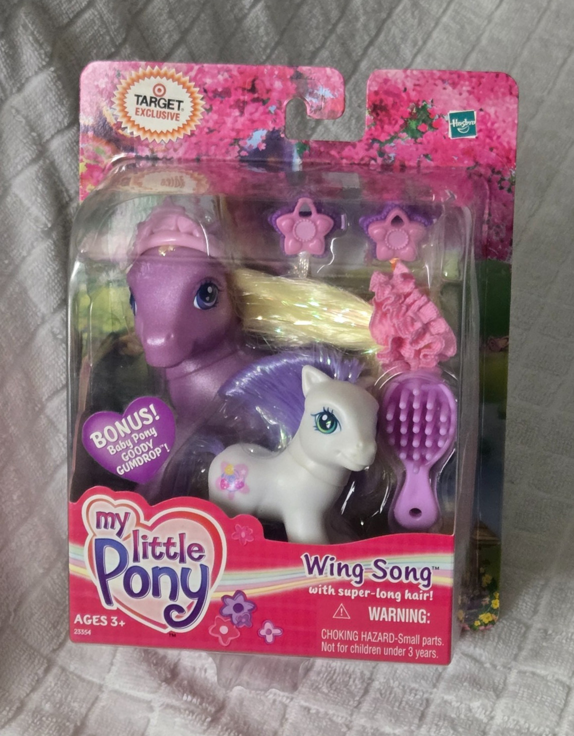 My Little Pony WING SONG Super Long Hair & Baby GOODY GUMDROP 2003 G3 Target VTG My Little Pony WING SONG Super Long Hair & Baby GOODY GUMDROP 2003 G3 Target VTG