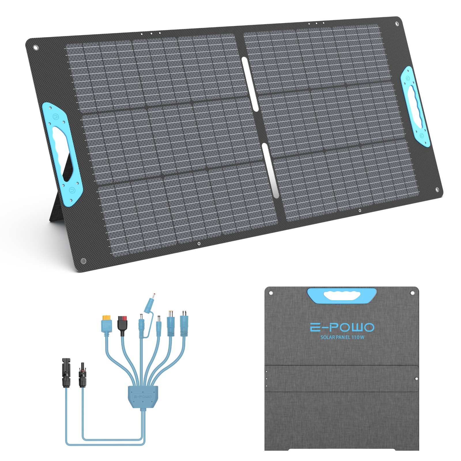E-POWO 110W 220W 400W Portable Solar Panel USB Folding for Ecoflow Jackery Anker E-POWO 110W 220W 400W Portable Solar Panel USB Folding for Ecoflow Jackery Anker