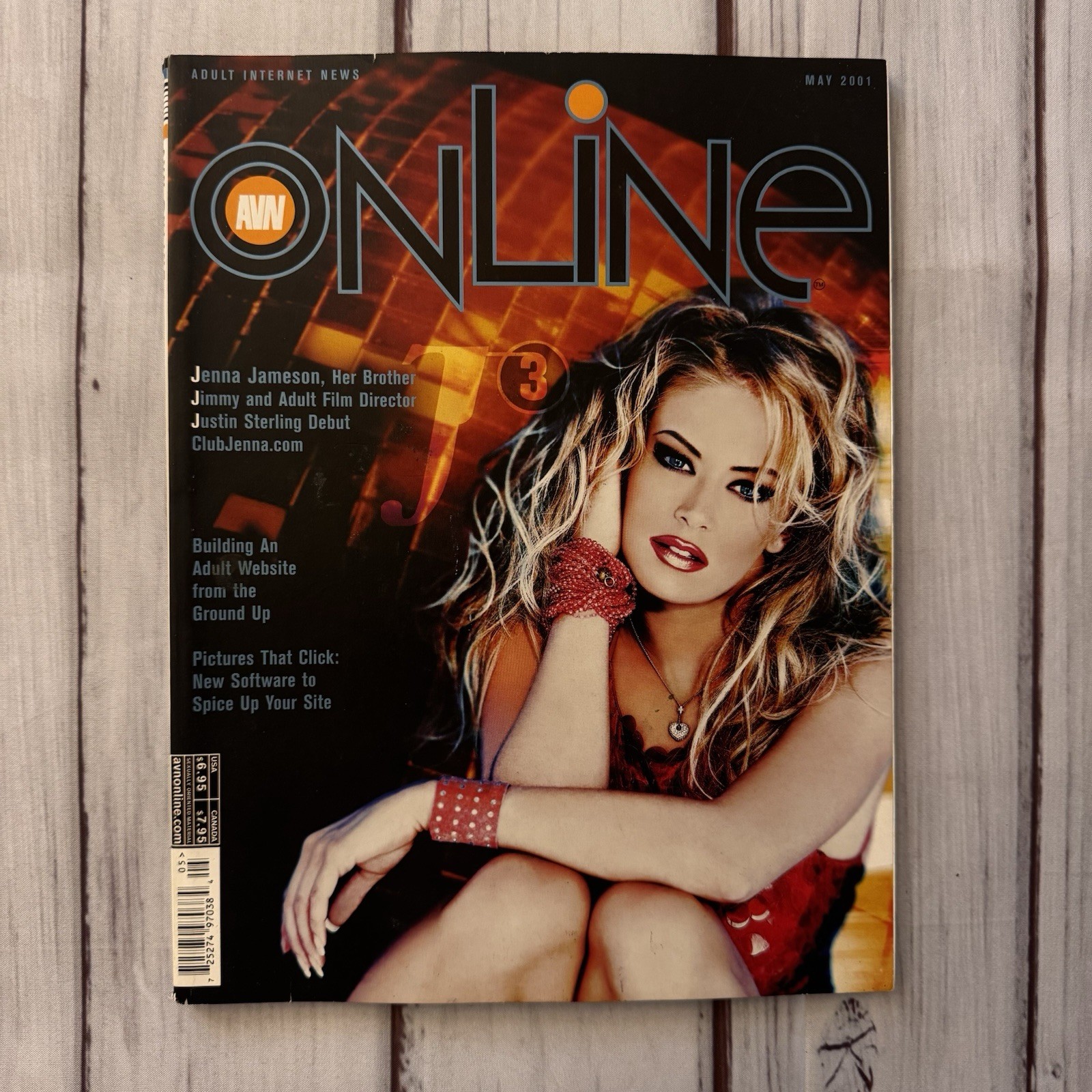 AVN Online Magazine May 2001 Jenna Jameson Cover Adult Internet News Vintage Ads AVN Online Magazine May 2001 Jenna Jameson Cover Adult Internet News Vintage Ads
