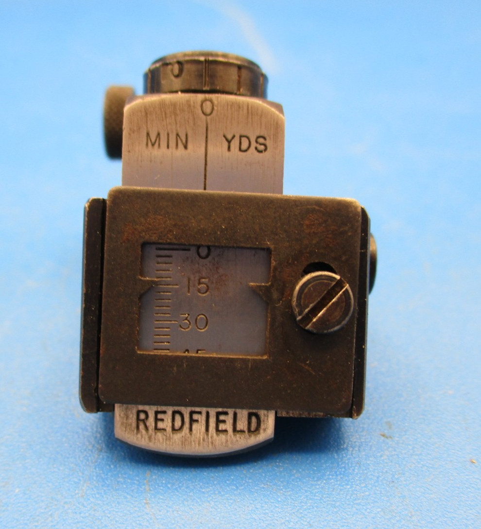 Vintage Steel Redfield 70 M Peep Sight For Mauser Rifles