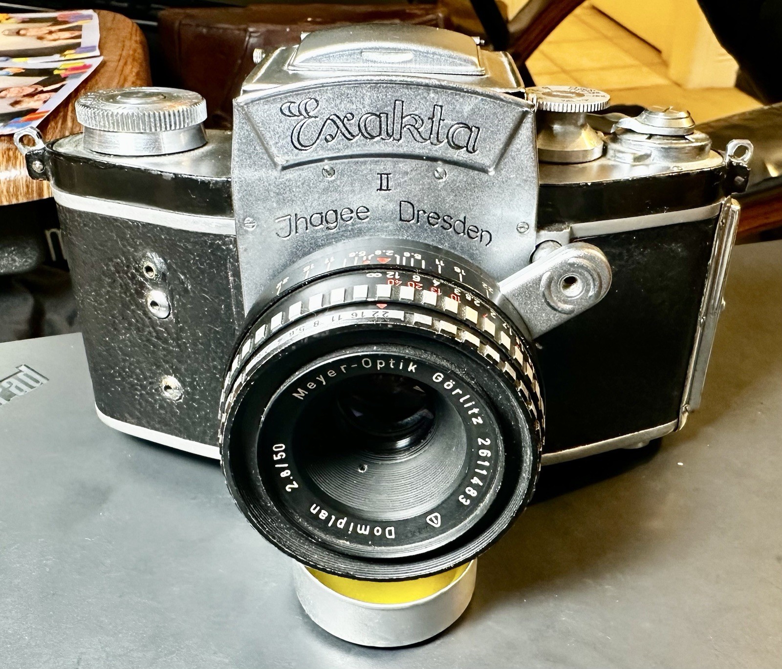 Rare GERMAN EXAKTA II 35mm SLR FILM CAMERA WITH 50mm f2.8 LENS, Restored, Works Rare GERMAN EXAKTA II 35mm SLR FILM CAMERA WITH 50mm f2.8 LENS, Restored, Works