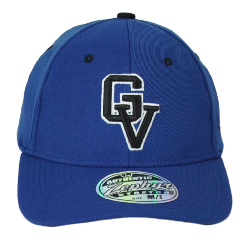 NCAA Zephyr Grand Valley State Lakers Flex Fit Stretch Medium Large ML Hat Cap 